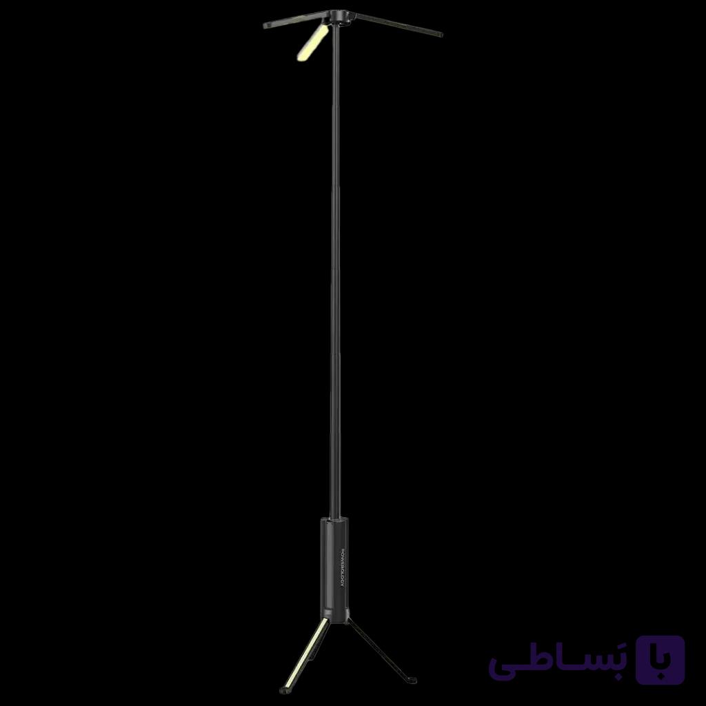 چراغ کمپینگ تاشو پاورولوژی Luntra ظرفیت 15600mAh مدل PPBCHA116BK — تصویر 1