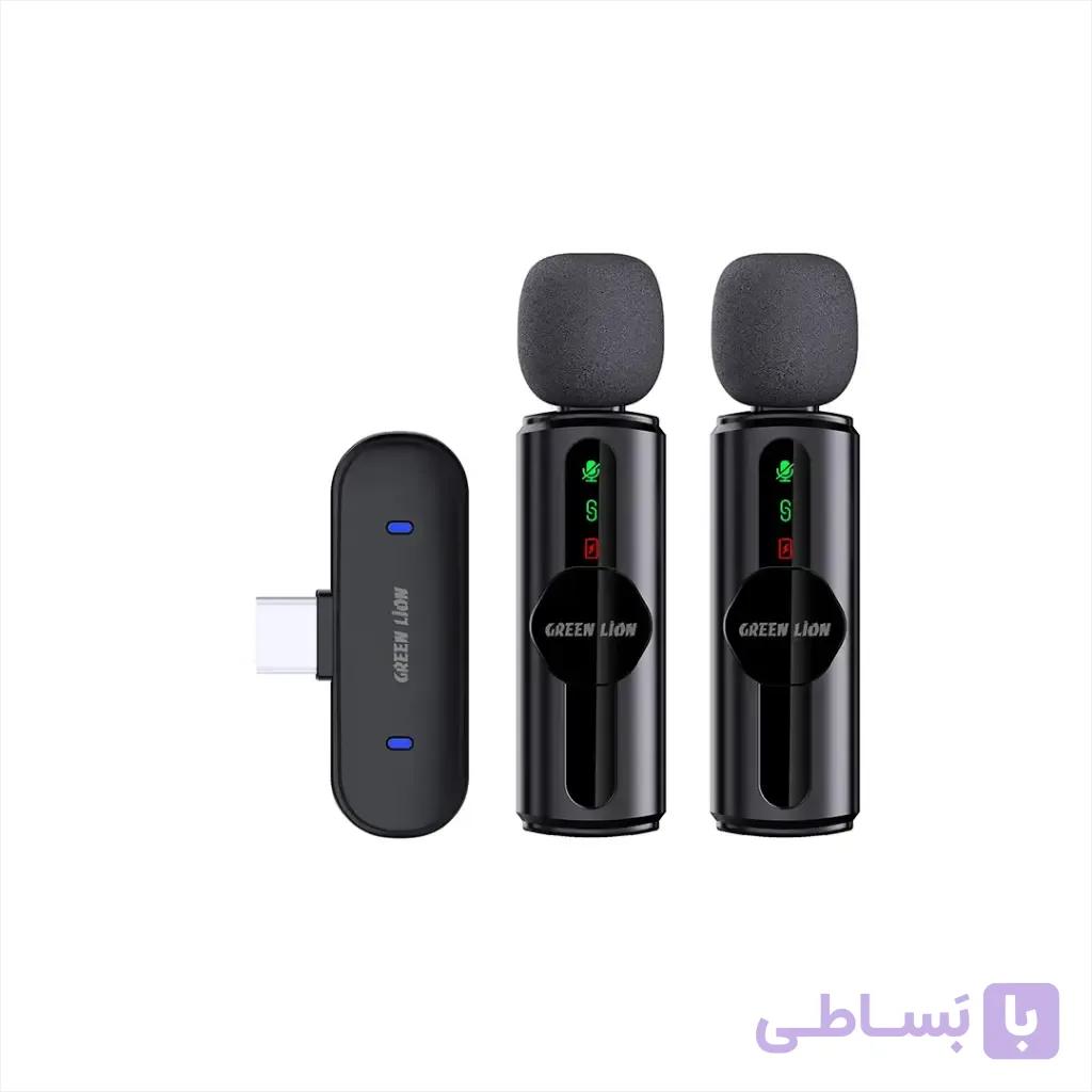 میکروفون بی‌سیم گرین لاین GM-76X با حذف نویز 3 سطحی — تصویر 1