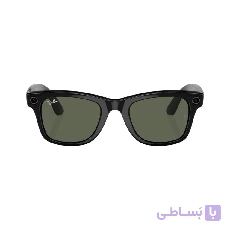 عینک هوشمند Ray-Ban Meta Wayfarer Gen 1 RW4006 سایز 50 | فریم مشکی براق و لنز G-15 Green — تصویر 1