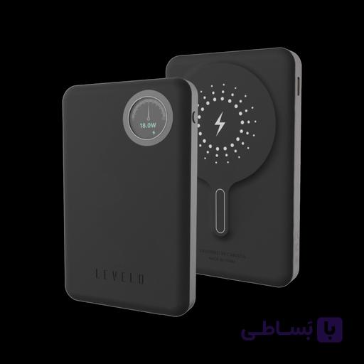 پاوربانک لولو LEVELO Marbella MagSafe Leather 10000mAh — تصویر 1
