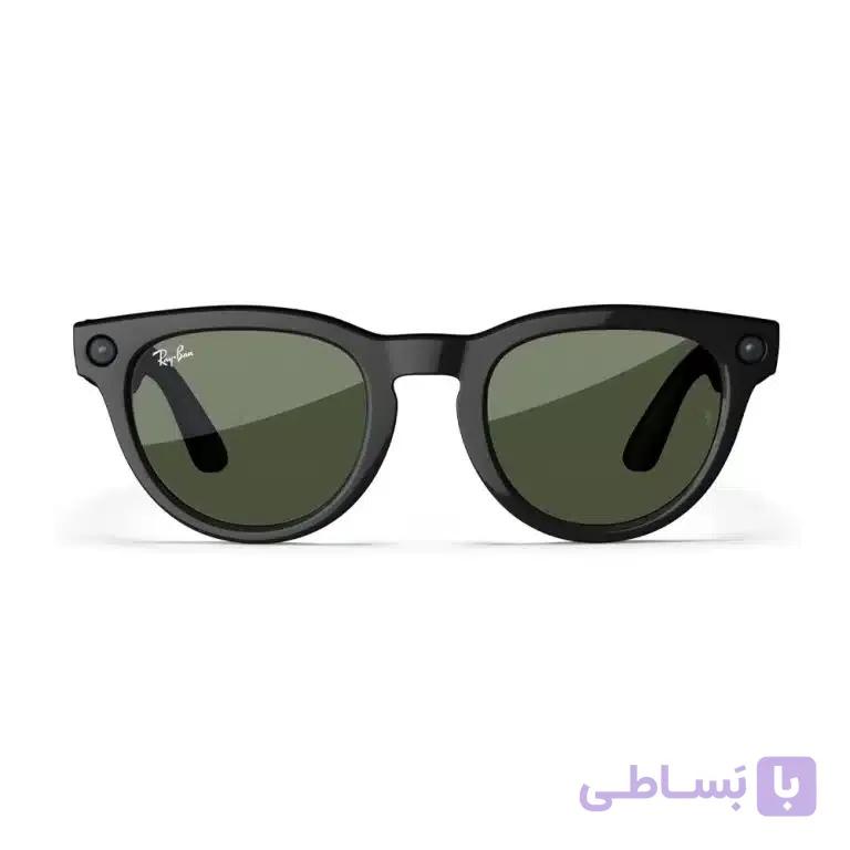 عینک هوشمند ری بن متا | RAY BAN | META HEADLINER مدل Shiny Black – Polar G15 Green — تصویر 1