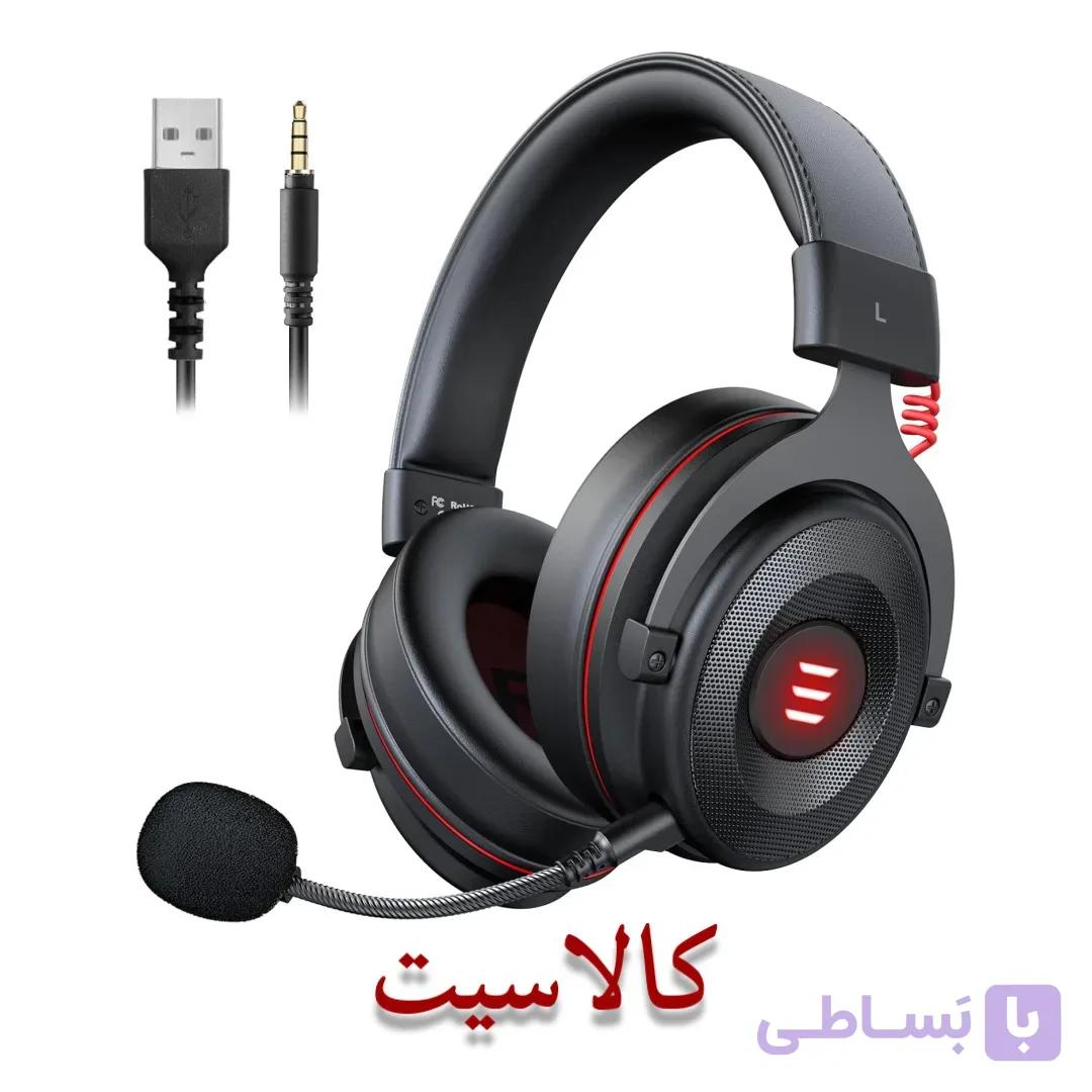 هدست مخصوص بازی EKSA E900 Pro اتصال دوگانه (USB / 3.5mm) پد گوش فوم هوشمند — تصویر 1