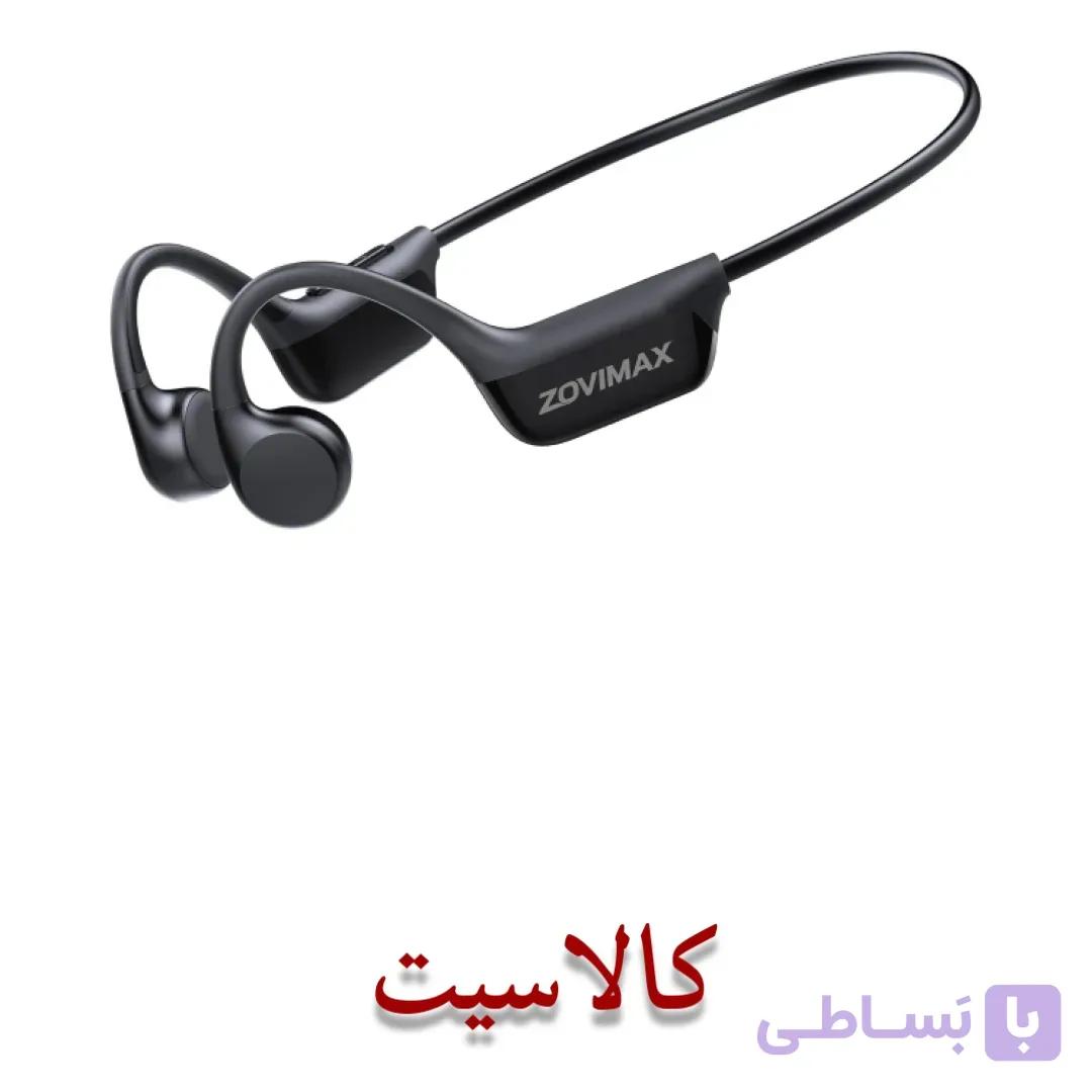 هدفون هدایت استخوانی ZOVIMAX بلوتوث ۶.۰ و گواهی ضد آب IPX7 دارای میکروفون HD و نمایشگر LED — تصویر 1