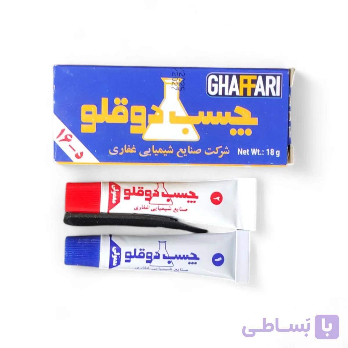 چسب دوقلو غفاري 18 گرمي — تصویر 1