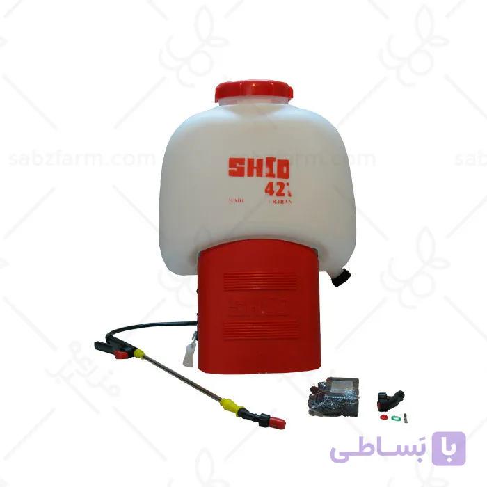 سمپاش برقي شارژي شاخص421(با پمپ دوبل) — تصویر 1