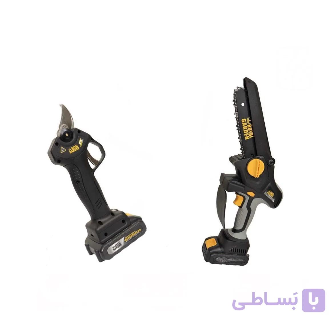 پک هرس اره و قیچی شارژی رویال گاردن ROYAL GARDEN