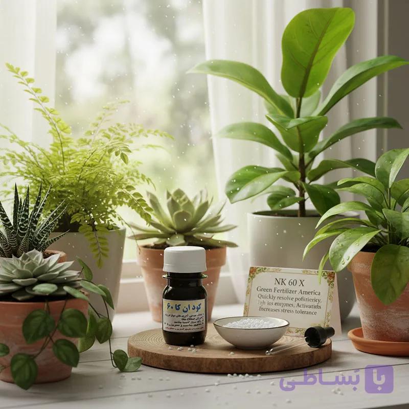 کود مایع NK60 ایکس گرین آمریکا | رشد سریع و افزایش مقاومت گیاه — تصویر 1