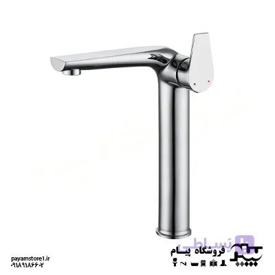 شیر روشویی پایه بلند سیتکو مدل 6220 کروم براق