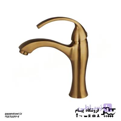 شیر روشویی اوج مدل ایوانو طلا مات