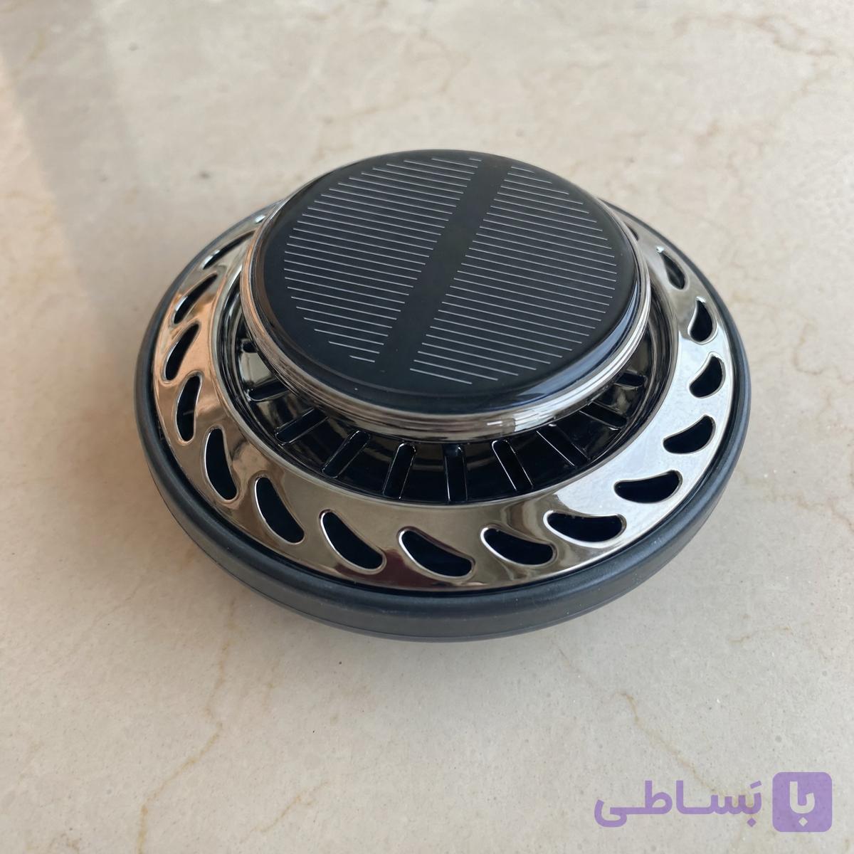 خوشبو کننده خورشیدی خودرو جین گه مدل JIN GE JG-009 اورجینال چرخان ۳۶۰ درجه توربینی داشبورد — تصویر 1