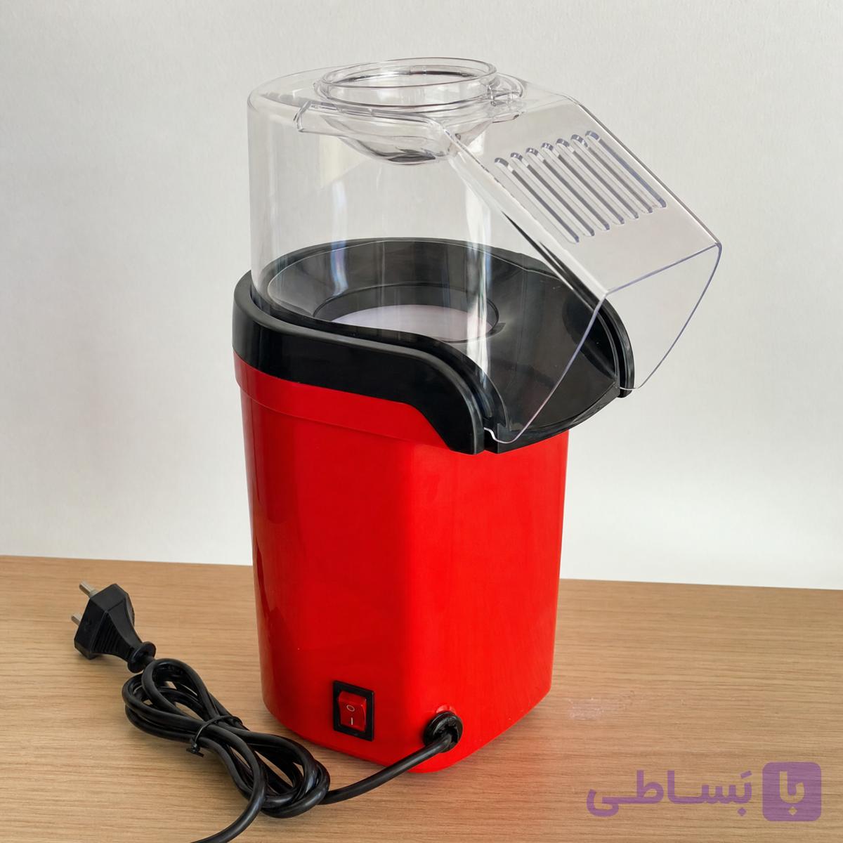 خرید و قیمت دستگاه پاپ کورن ساز برقی بدون روغن مینی جوی MiniJoy اورجینال توان ۱۲۰۰ وات با سیستم هوای گرم — تصویر 1