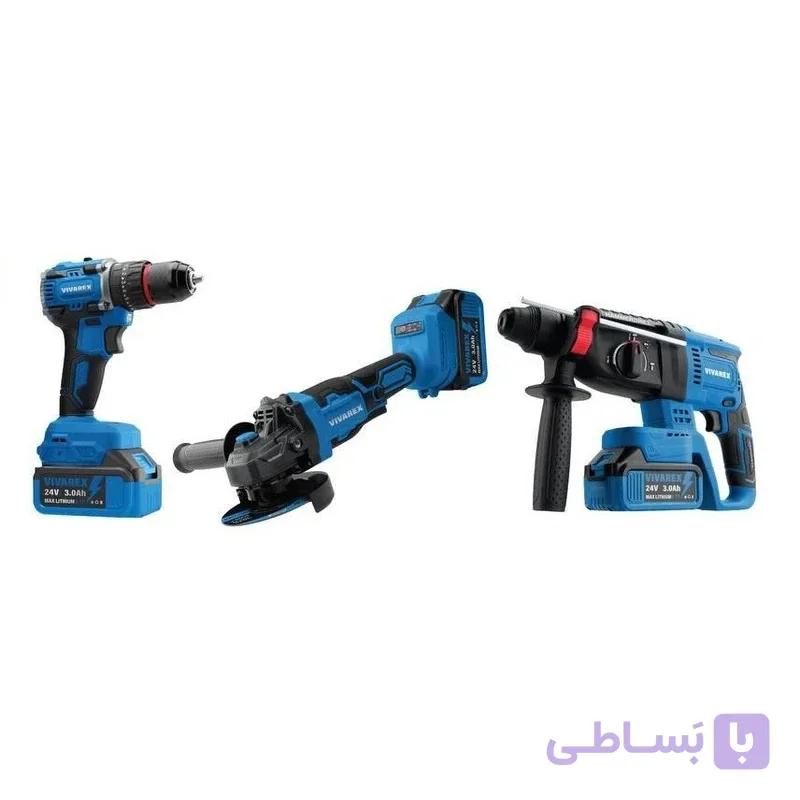کیت شارژی براشلس 3 عددی ویوارکس VR2403-BCK — تصویر 1