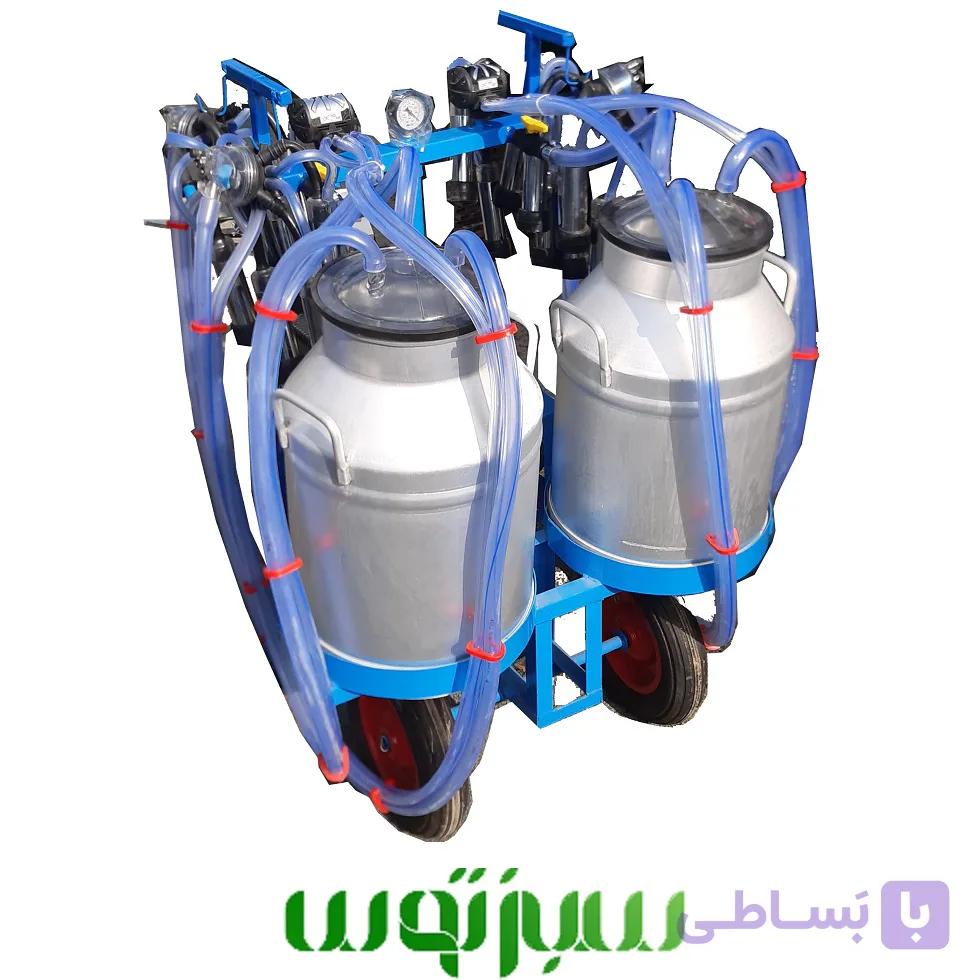 شیردوش ۴ واحد گاو