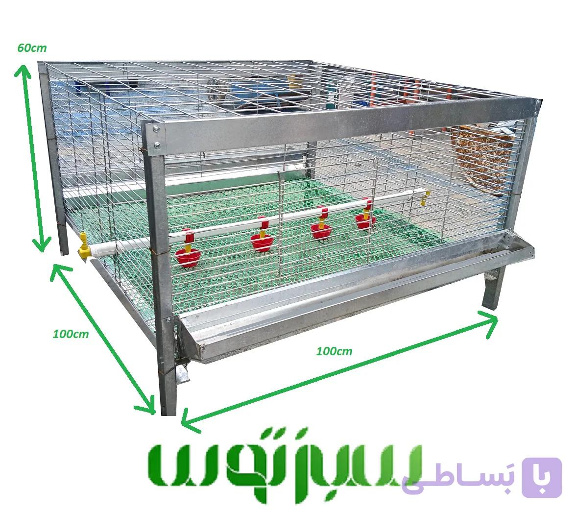 قفس جوجه ۱ روزه دو طرفه