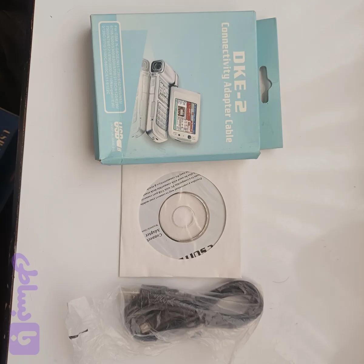 کابل دیتای نوکیا For GSM: N-GAGE/N91/7390/E62/N95/N83/ 6708/5200/5300/6300/5700/3110C/6120/6290 7500/N76/6121/E90/3500/6110Navigator/E90/ 3120C/3110/3100C/6600C/E51/61220