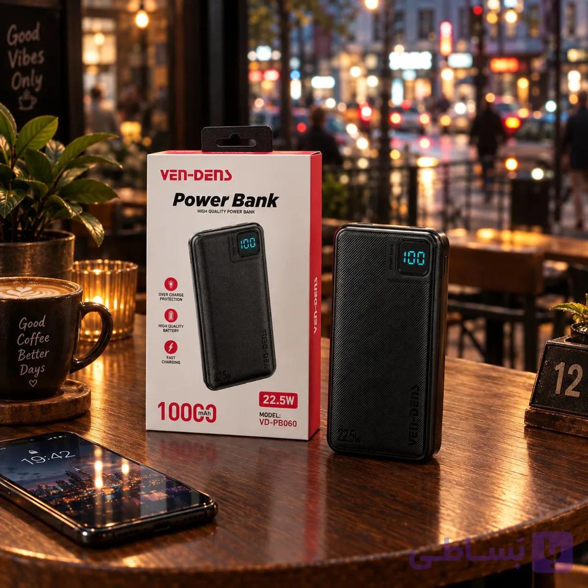 پاوربانک VEN-DENS مدل VD-PB060 — تصویر 1