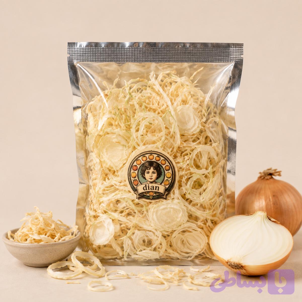 پیاز خشک (اسلایس شده )
