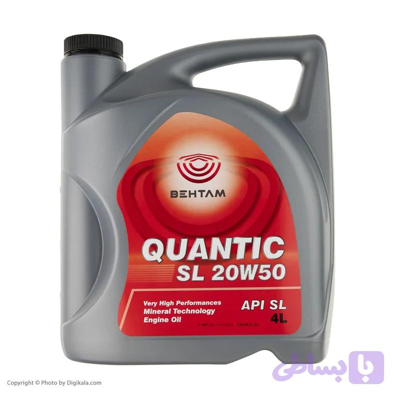روغن موتور خودرو بهتام روانکار مدل 20W50 Quantic حجم 4 لیتر