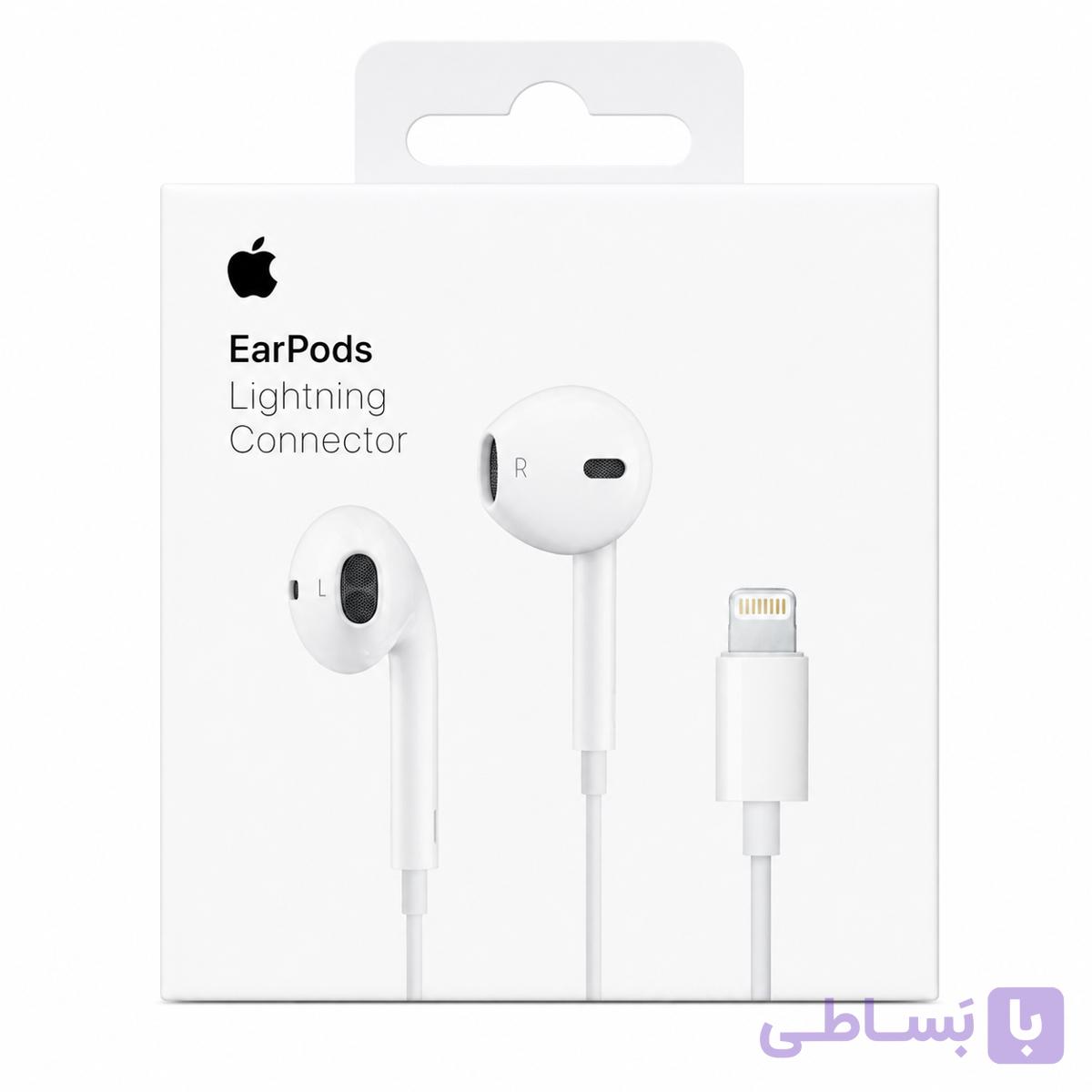هندزفری سیمی اپل مدل EarPods USB – Litning — تصویر 1