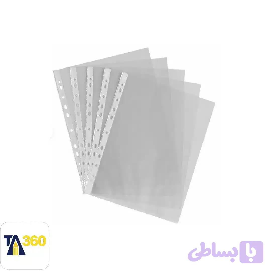 کاور کاغذ A4 شفاف پک 100 عددی