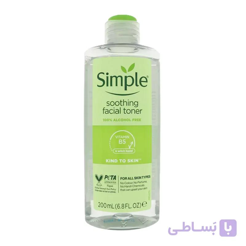 تونر سیمپل مناسب انواع پوست