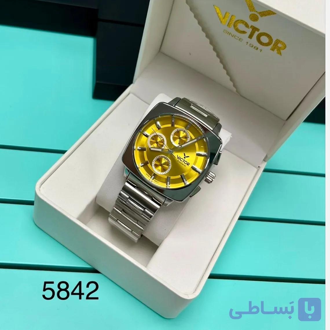 ساعت مردانه ویکتور اصلی سه موتوره ژاپن