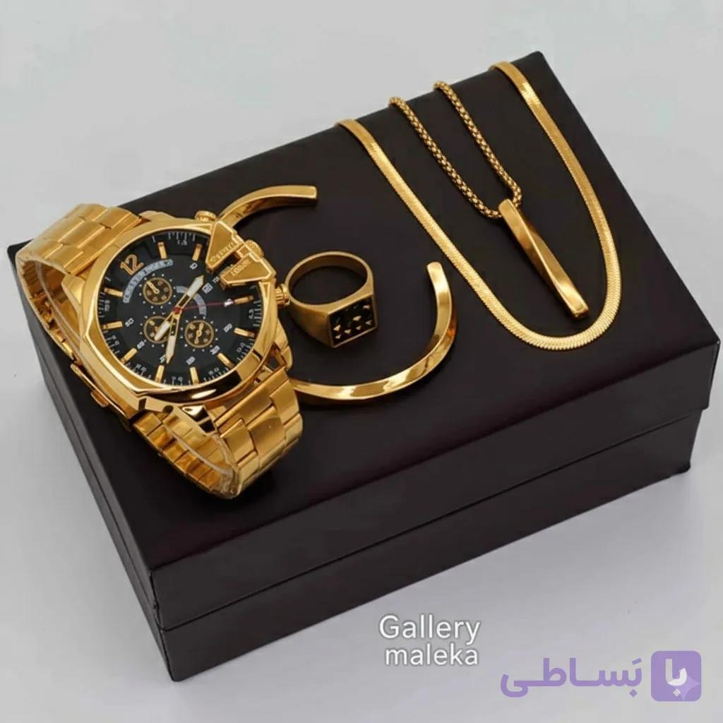 ست اکسسوری مردانه ساعت دیزل شاخدار