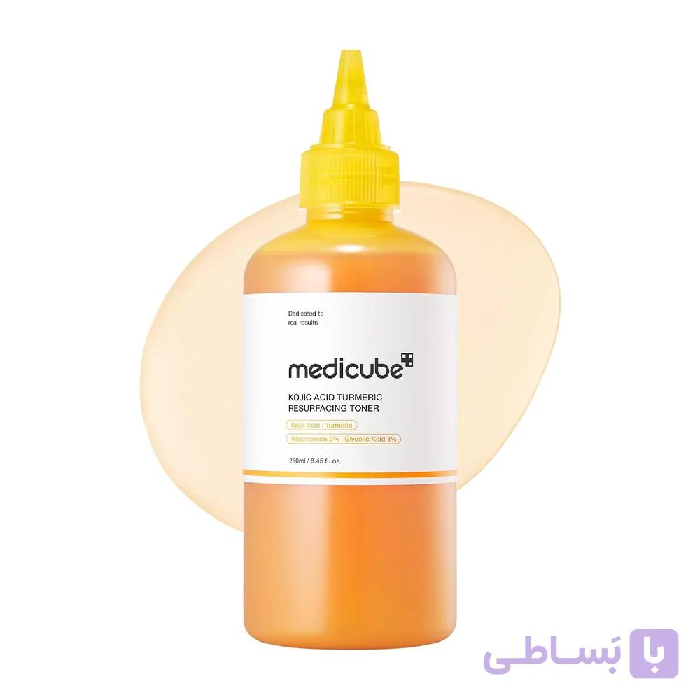 تونر روشن کننده کوجیک اسید زردچوبه مدی کیوب — تصویر 1