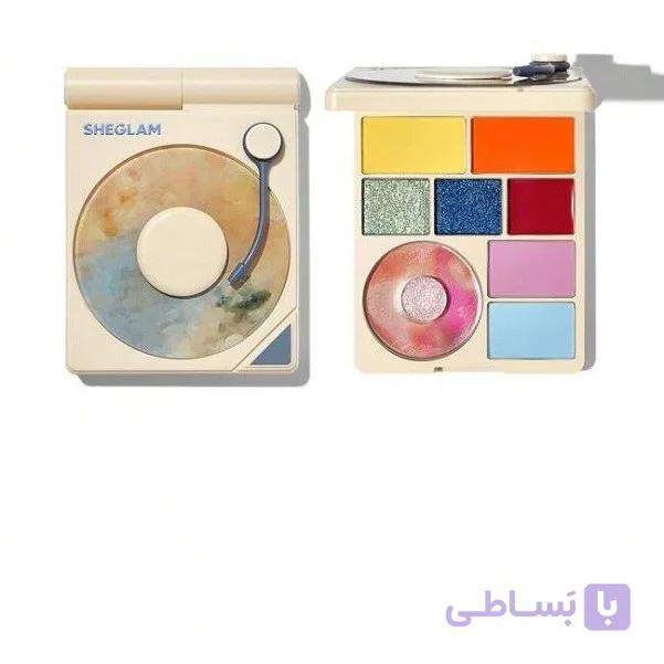 پالت سایه گرامافونی شیگلم sheglam color me crazy palette — تصویر 1