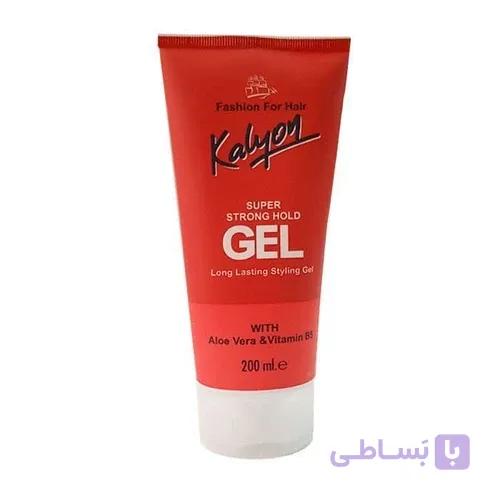 ژل مو کالیون قرمز Super Strong Hold حجم 200 میلی‌لیتر | حاوی آلوئه‌ورا و ویتامین B5