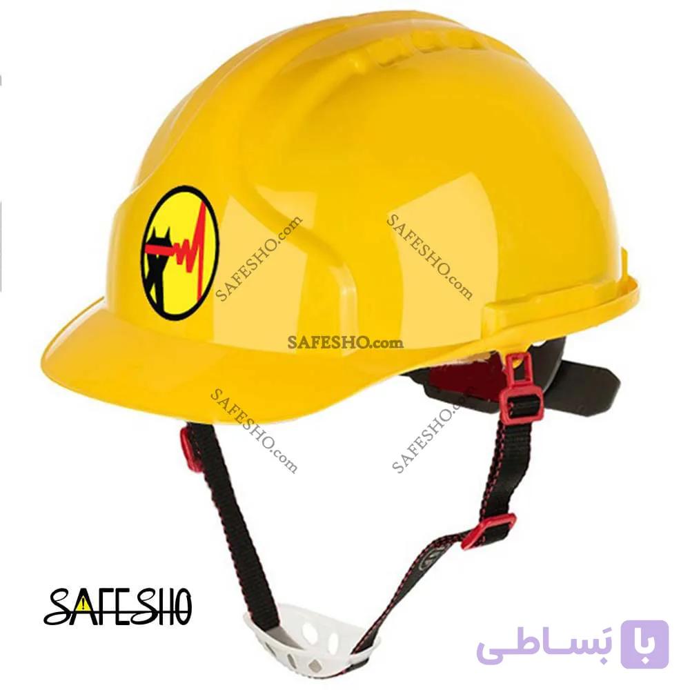 کلاه ایمنی عایق برق هترمن بدون لوگو — تصویر 1