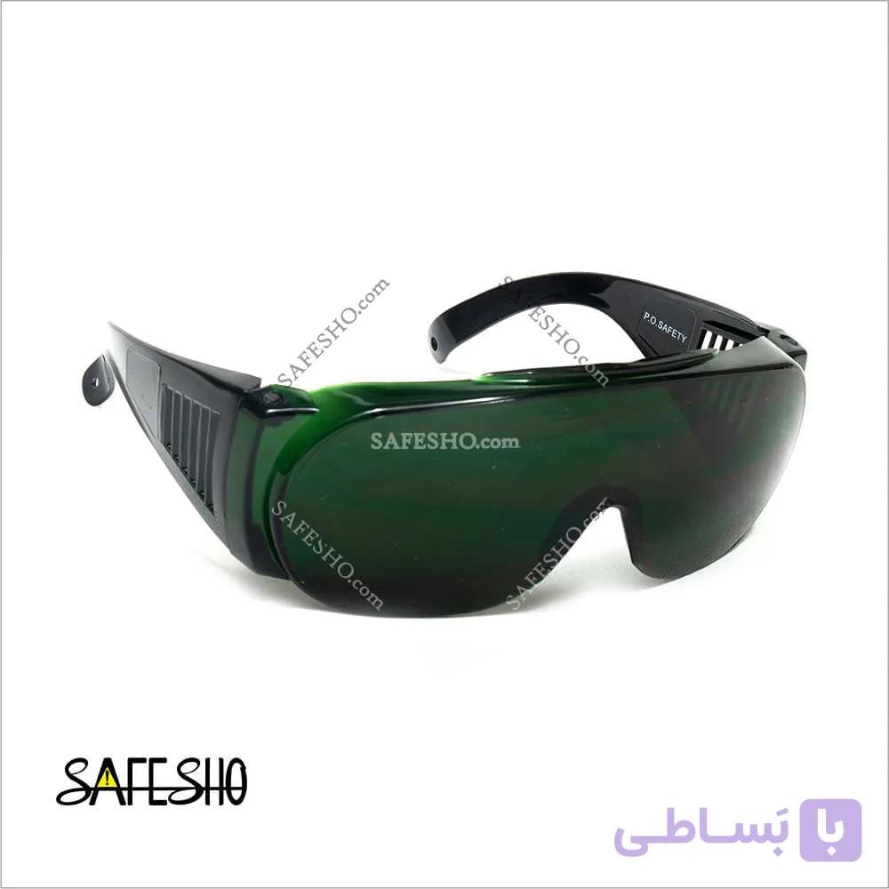 عینک ایمنی محافظ کامل حدقه چشم PO مدل Y20C
