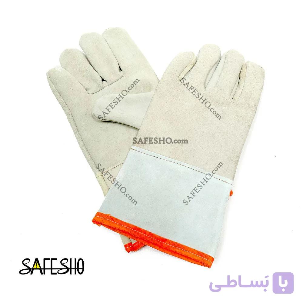 دستکش جوشکاری تمام چرم