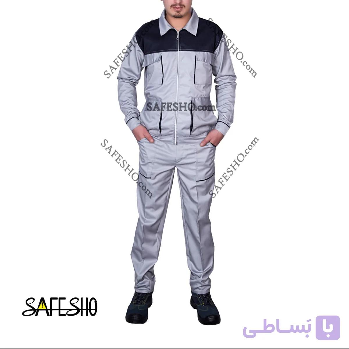 لباس کار Molcol مولکول طوسی-سورمه ای