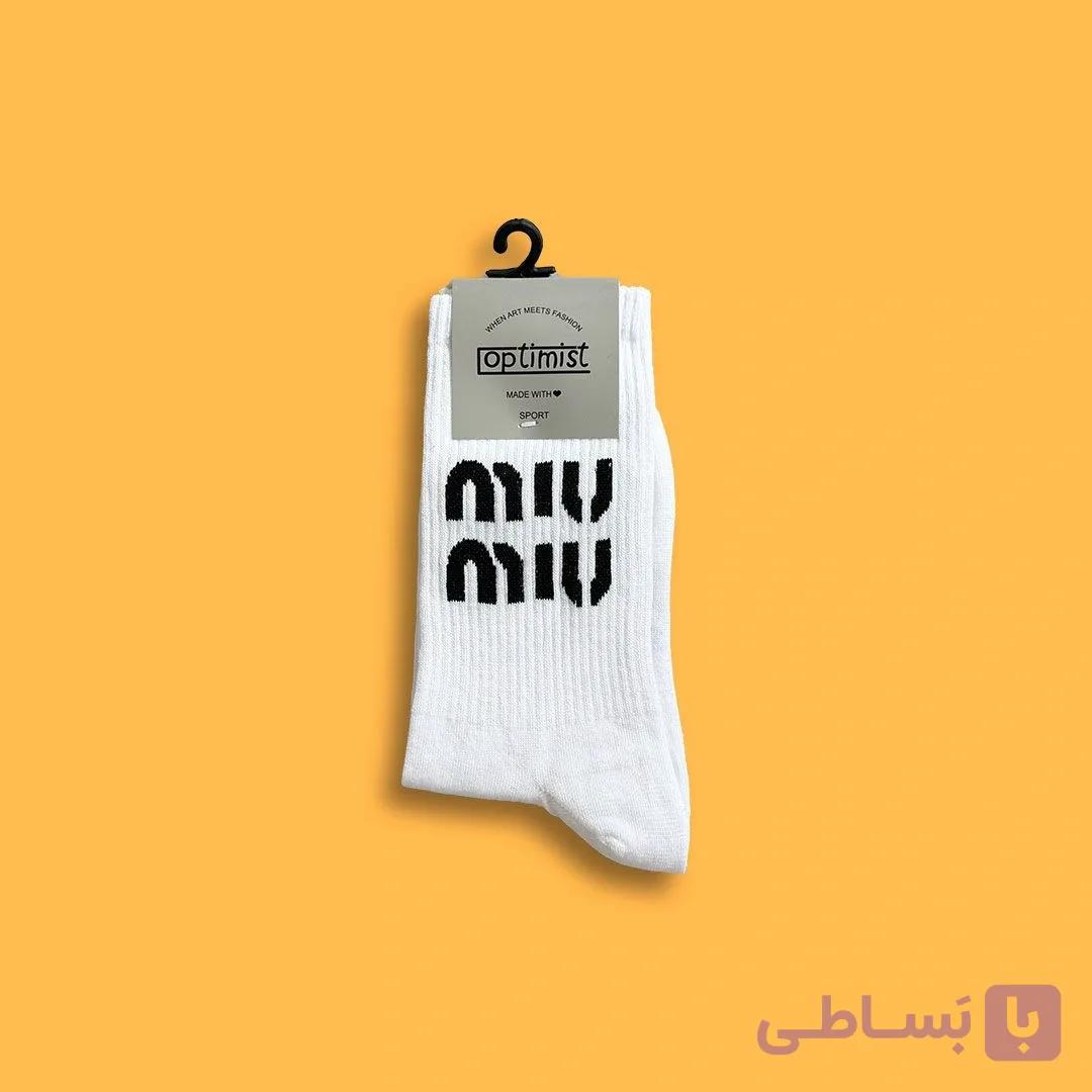 جوراب اسپرت ساقدار MIU MIUدرشت