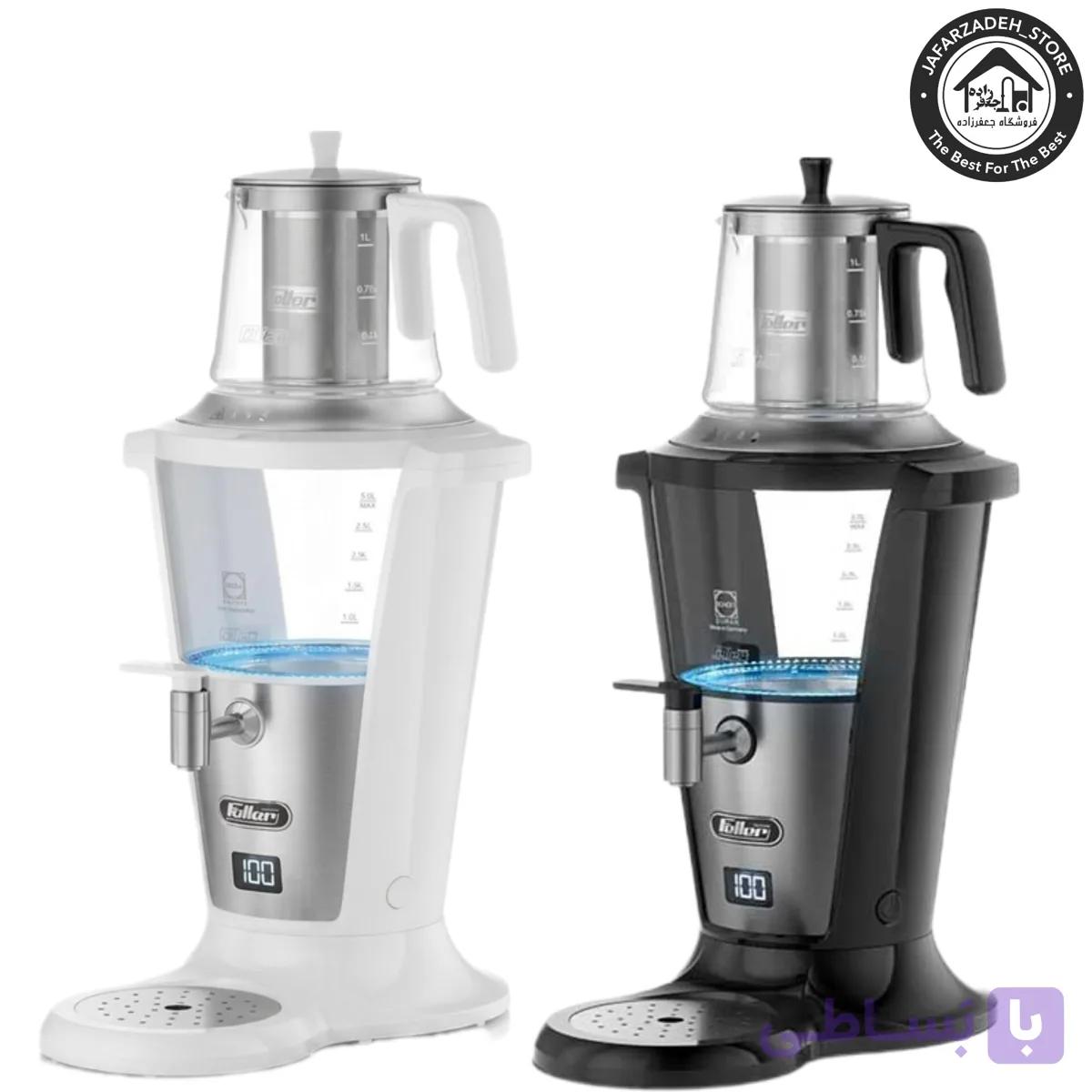 چای‌ساز سماوری برند فِلِر مدل ts390 رنگ مشکی و سفید — تصویر 1