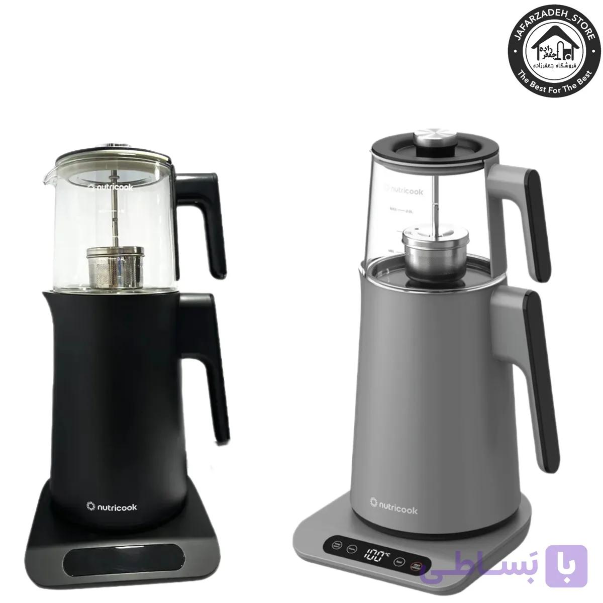 چای‌ساز برند نوتریکوک مدل ktm330 رنگ مشکی و خاکستری — تصویر 1