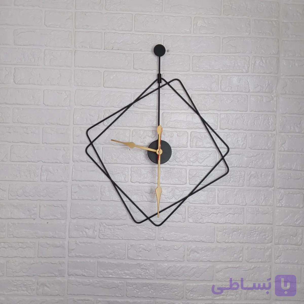 ساعت دیواری فلزی کد H164