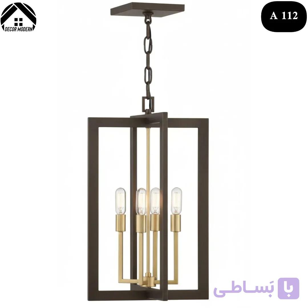 لوستر آویز ۴ شعله  کد A 111.4