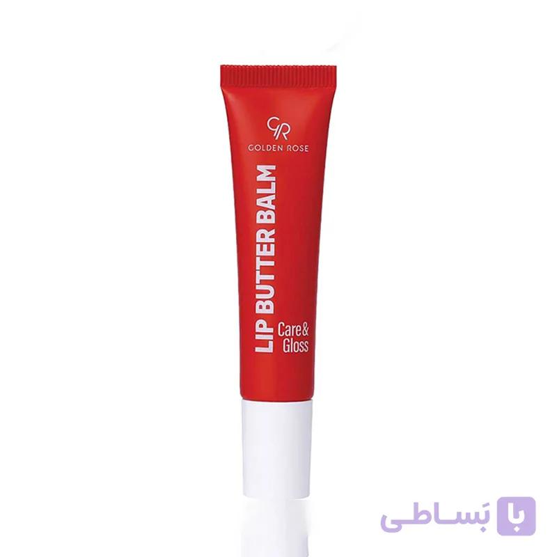 لیپ باتر بالم تیوپی گلدن رز Golden Rose Lip Butter Balm Care & Gloss 13.5M — تصویر 1