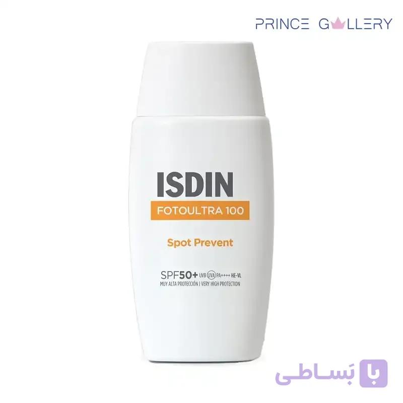 ضد آفتاب ضد لک بی رنگ ایزدین فتو اولترا اسپات پریونت +SPF50 حجم 50 میل — تصویر 1