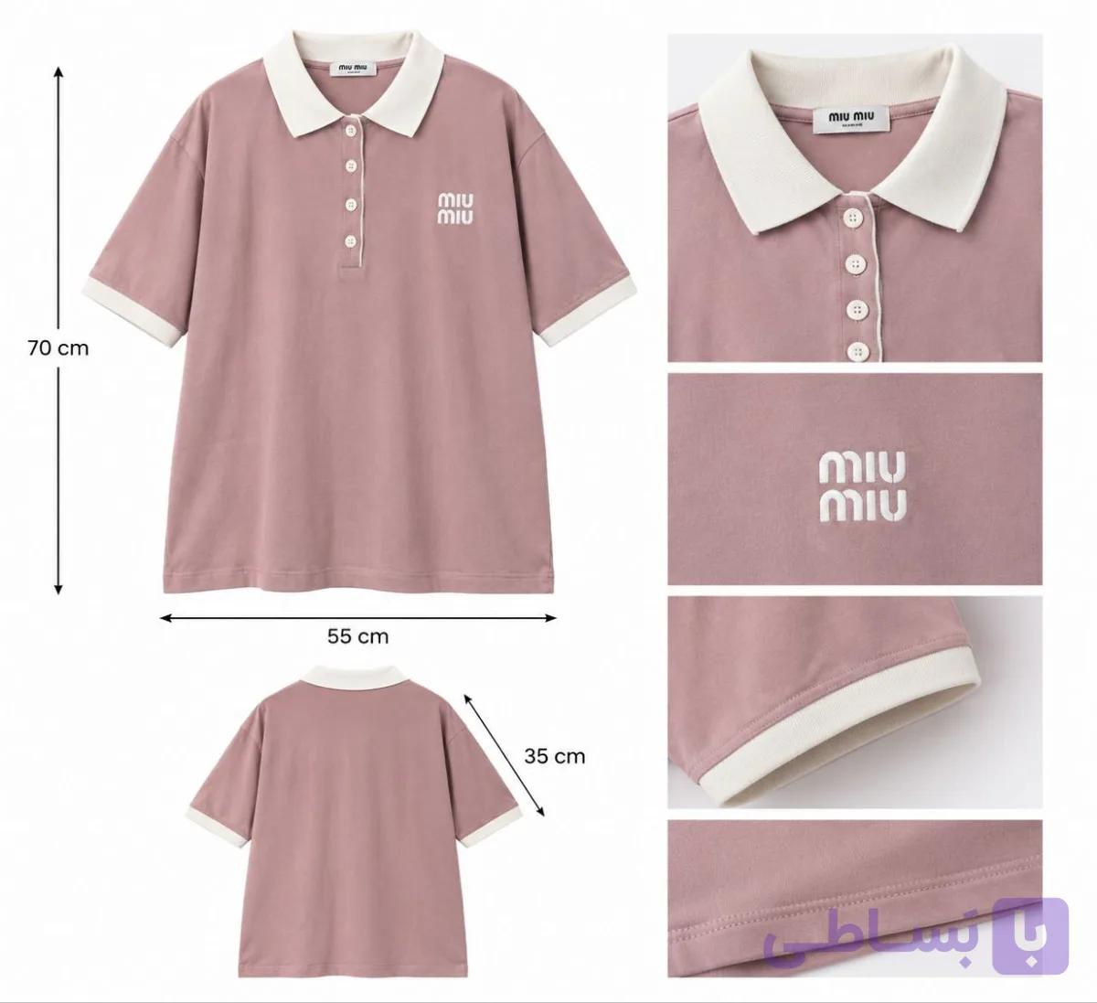 پولوشرت زنانه و مردانه miu miu