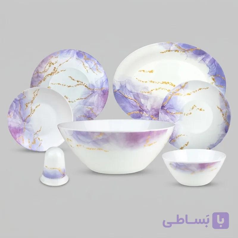 سرویس غذا خوری 28 پارچه پارس اپال کد 933