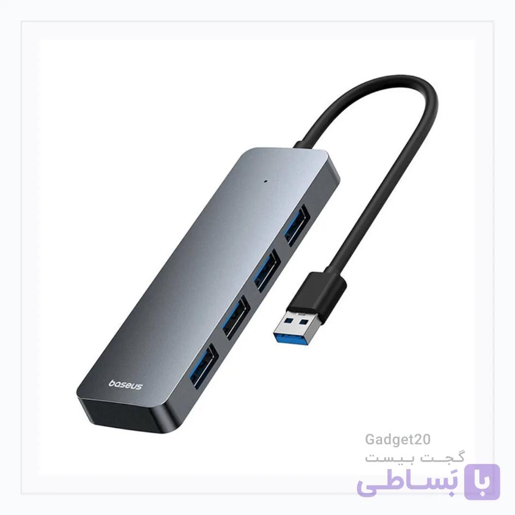 هاب USB 3.0 چهار پورت بیسوس UltraJoy Series BS-OH080 — تصویر 1