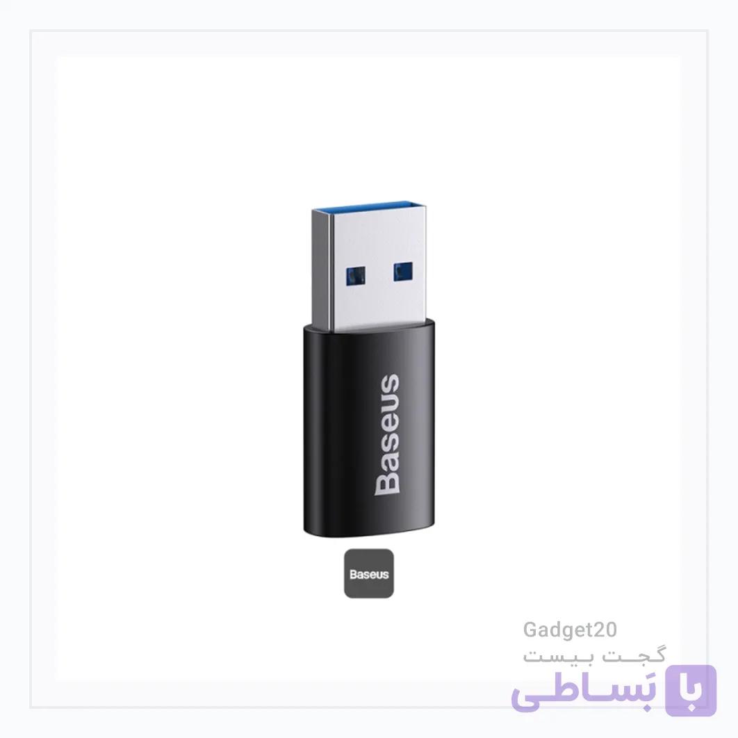 مبدل Type-C به USB-A بیسوس Ingenuity Series Mini OTG — تصویر 1