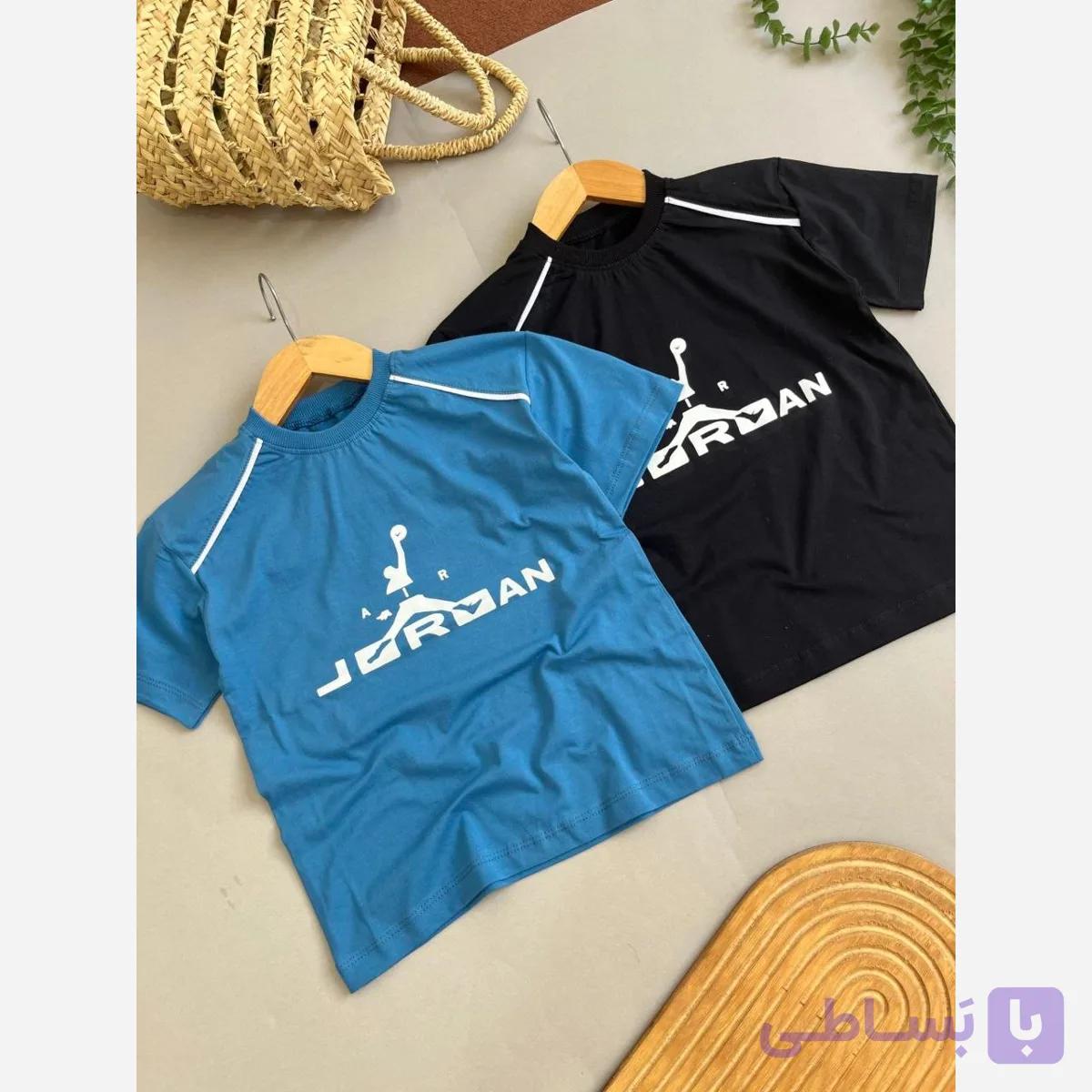 تیشرت تک پسرانه سایز بزرگ مغزی دوزی شده