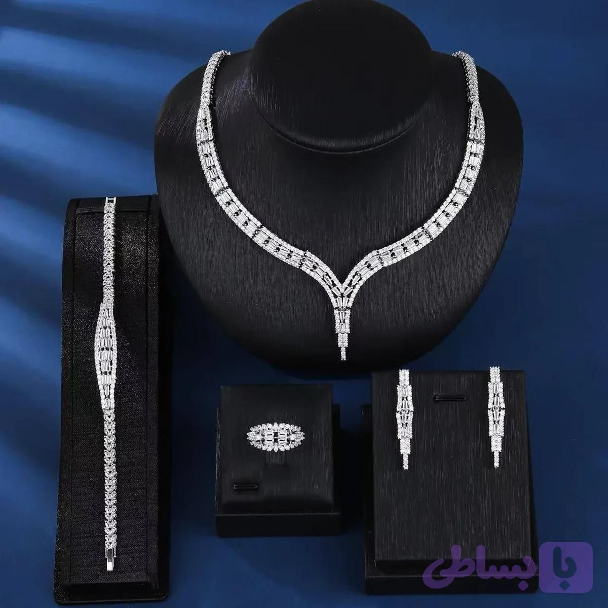 سرویس عروس نگین زیرکونیا — تصویر 1
