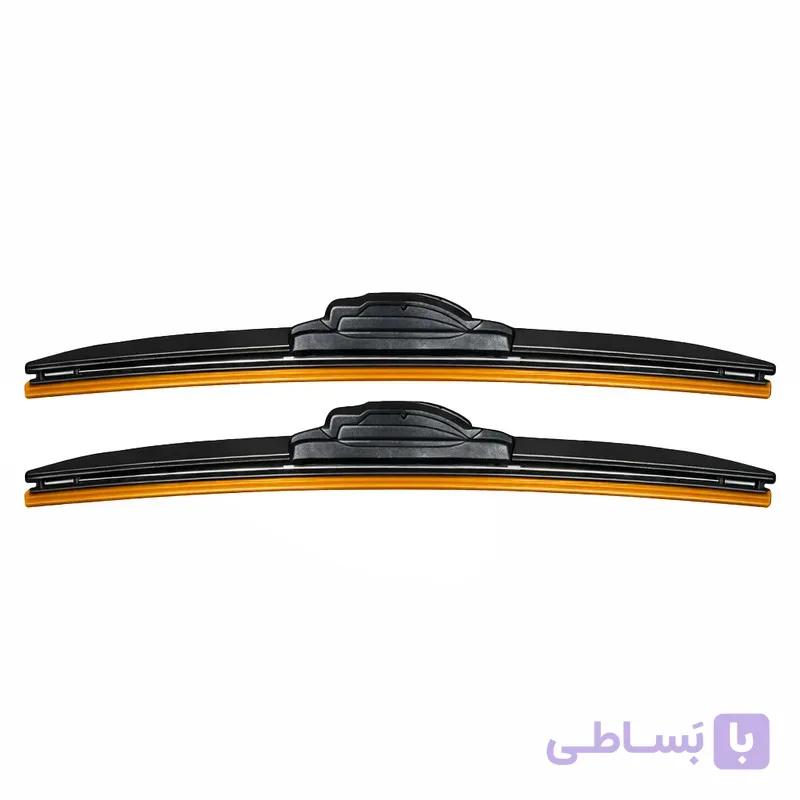 تیغه برف‌ پاک‌کن لنزو مدل Superflat 18+18 مناسب برای دوو سیلو و پراید بسته 2 عددی — تصویر 1