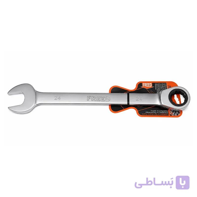 آچار یکسر تخت و یکسر رینگی فرد مدل CR24 سایز 24 میلی‌متر — تصویر 1