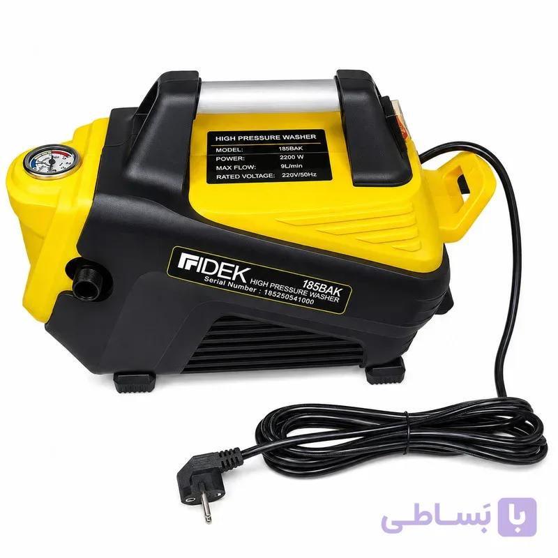 کارواش برقی 185 بار 2200 وات با موتور دینامی فیدک مدل 185BAK با حداکثر دبی آب 9 لیتر بر دقیقه — تصویر 1